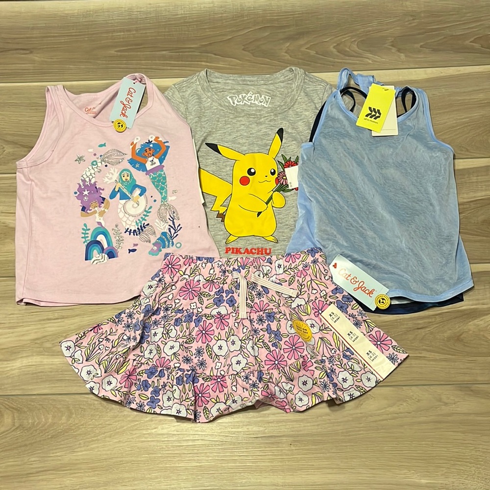 Girls Summer Bundle Size XS (4/5)